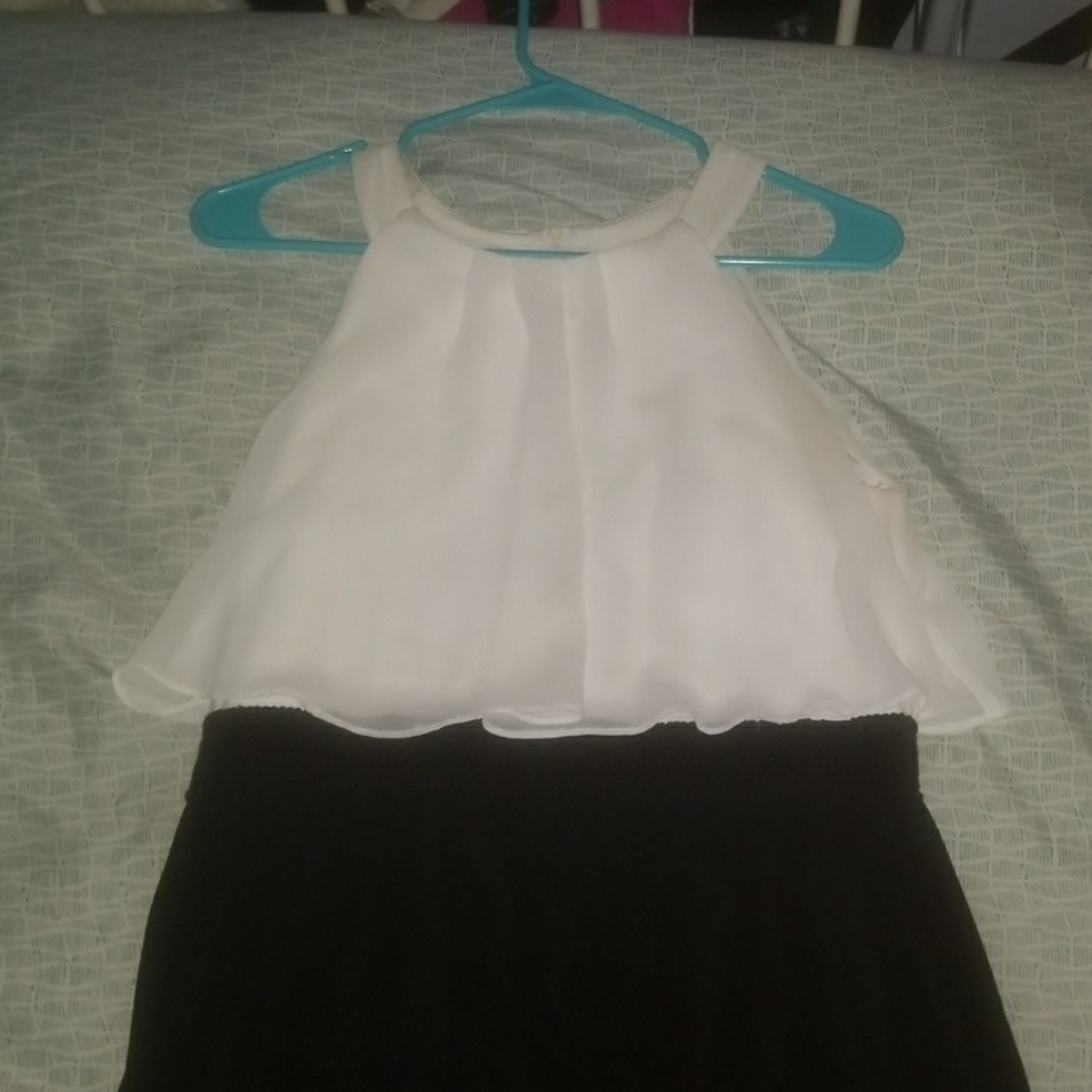 Black and white dress